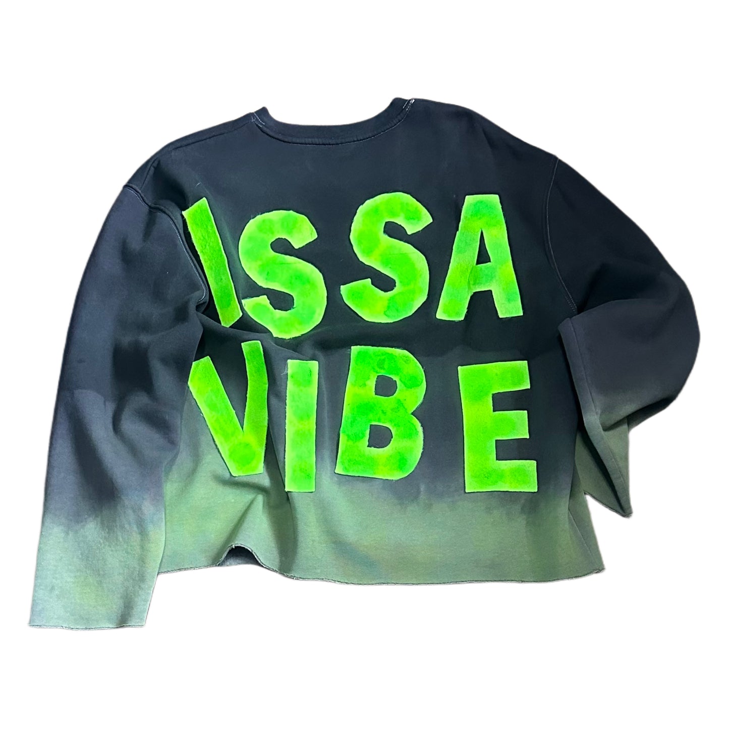 Issa Vibe Gradient Flames Sweater