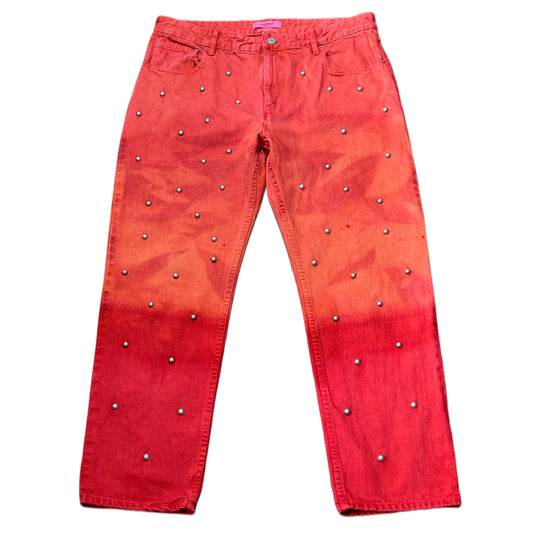 Fire Studded Gradient Pants