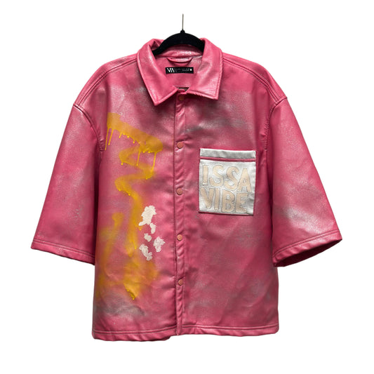 If Not Me Then Who White Mountains Leather Shirt