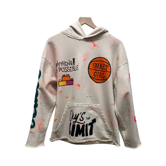 Smart Girl Cropped Hoodie