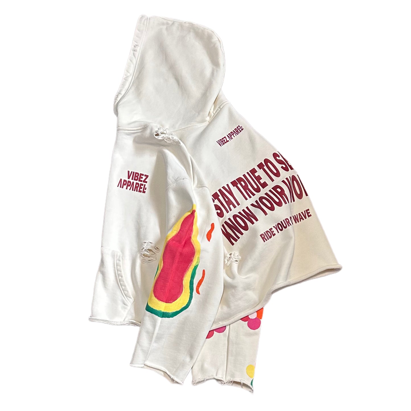 Ultra-Heavyweight Flowers & Flames Hoodie