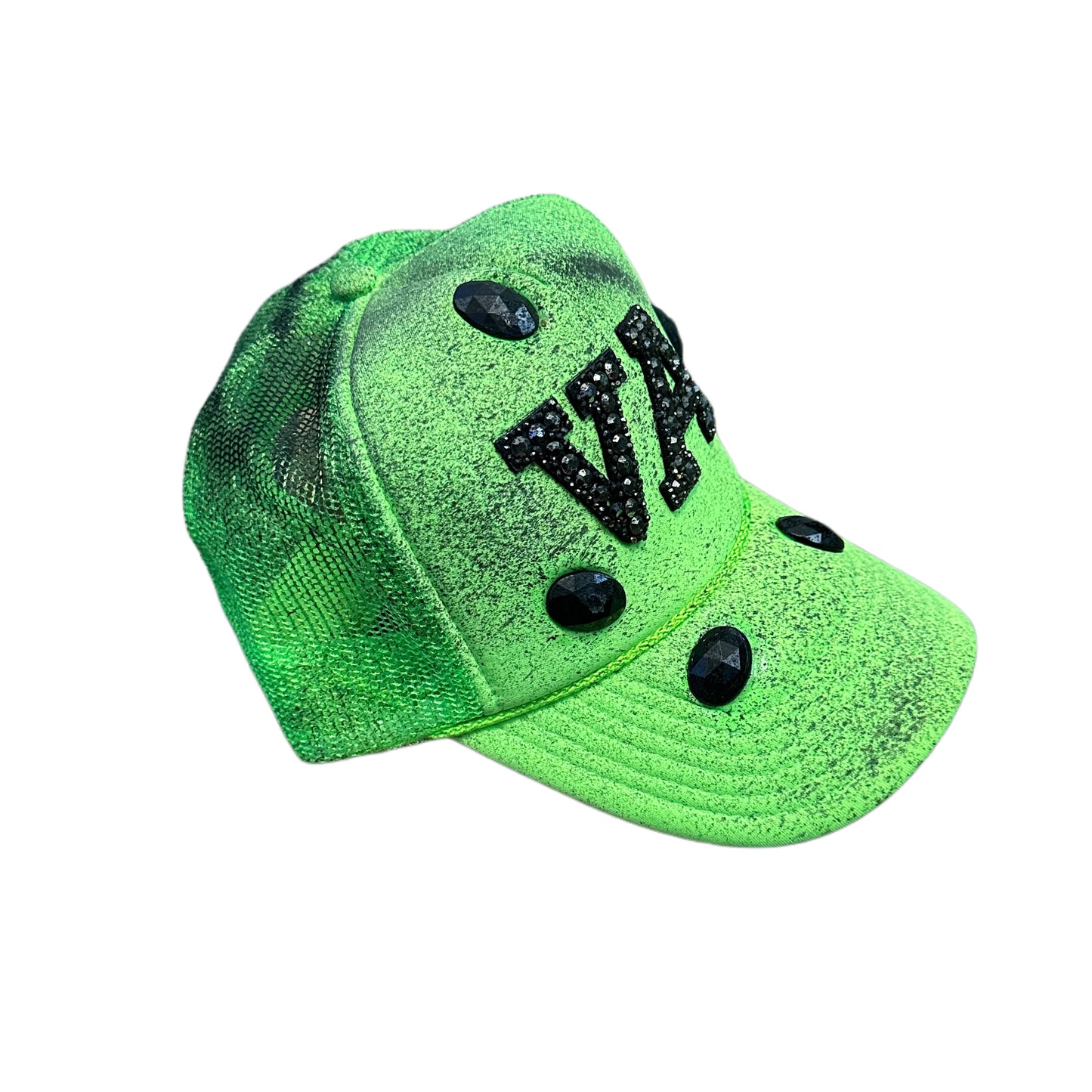 VA Lime and Black Trucker Hat